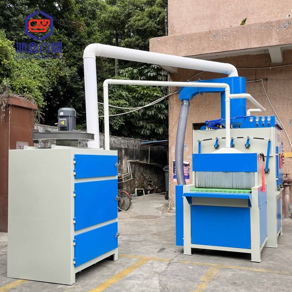 PLC Automatic Sandblasting Machine Conveying Type With 16 Blasting Guns