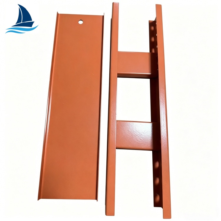 Cable Ladder Tray Spray Painted Ladder Cable Trays For Hospital Ceiling Cable Management