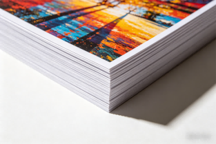Lightweight 100gsm Inkjet Paper Quick Dry Glossy Coating With High Brightness