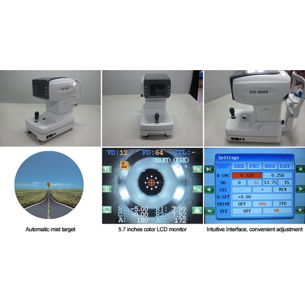 RM9000 Mingsing Premium Auto Optical Refractometer Keratometer CE FDA Certificated GR8901 / GRK8901