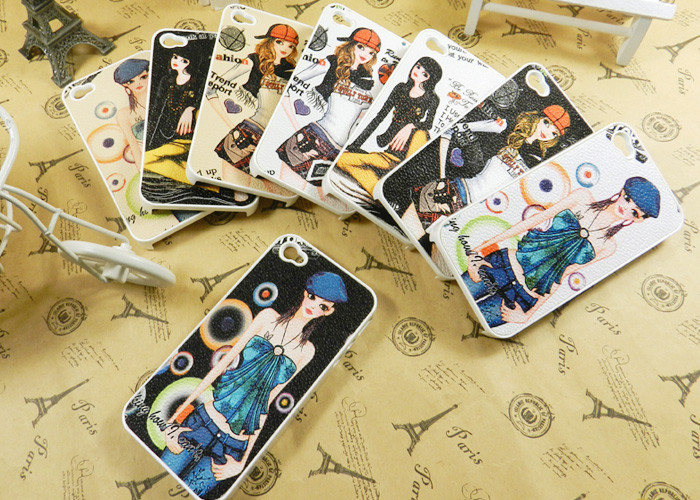 Cartoon Kawaii Iphone 4 Hard Shell Case , Defender Protective Phone Cases