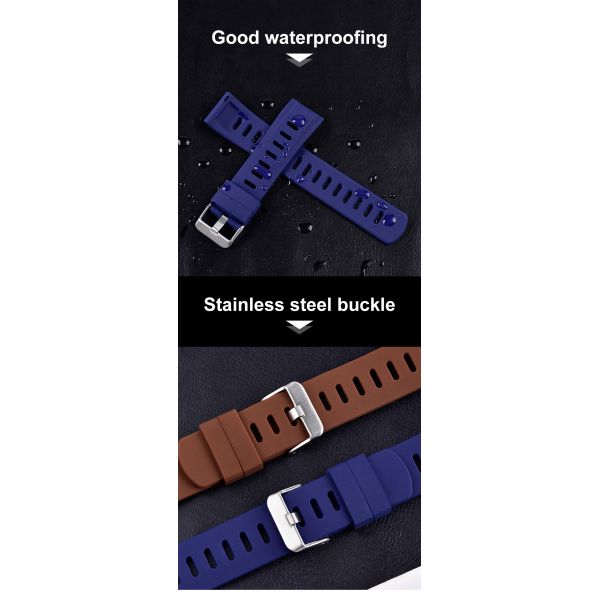 SHX AquaPuls Silicone Watch Strap