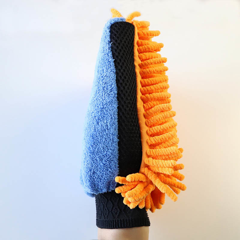 Free Sample Auto Detailing Products Car Cleaning Mitts Gloves For Car Detailing