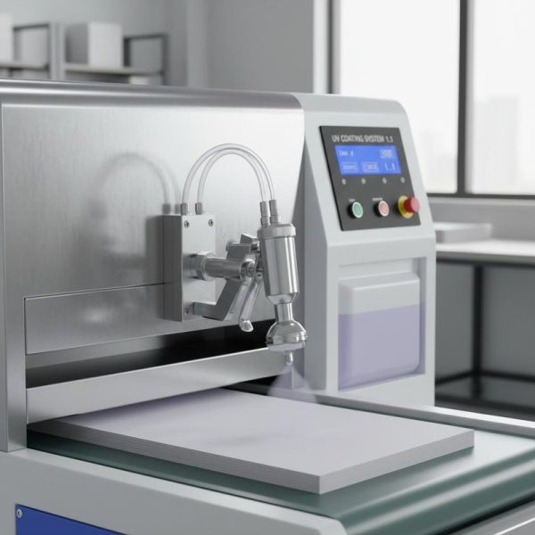 UV Spray Coating Machine 1.1mm Spray Gun Caliber For Paper