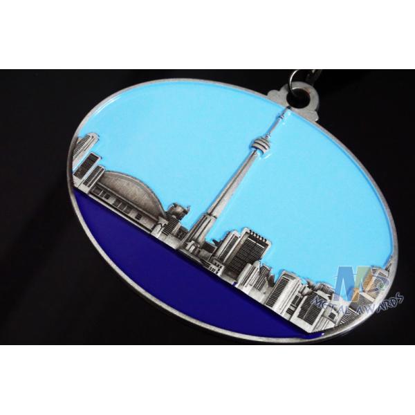 London Marathon Sports Bike dancing Events Metal Award Medals Custom Design With 3d Molden