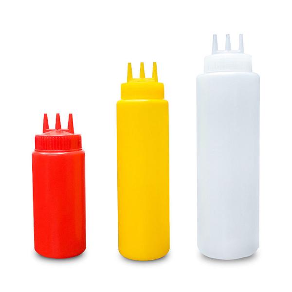 Condiment Squeeze Bottles for Liquids for Syrup, Ketchup, Sauces, Dressing, Oil, Honey Squirt Bottles
