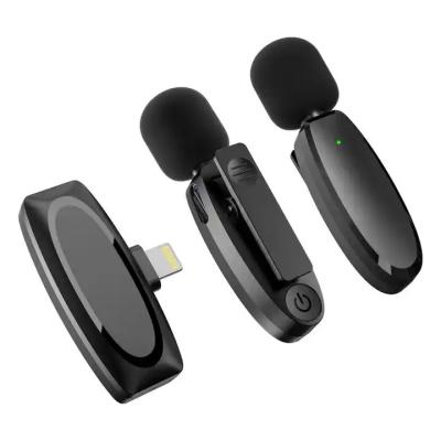 2.4Ghz Mini Microphone No App Needed Lavalier Wireless Microphone For Iphone