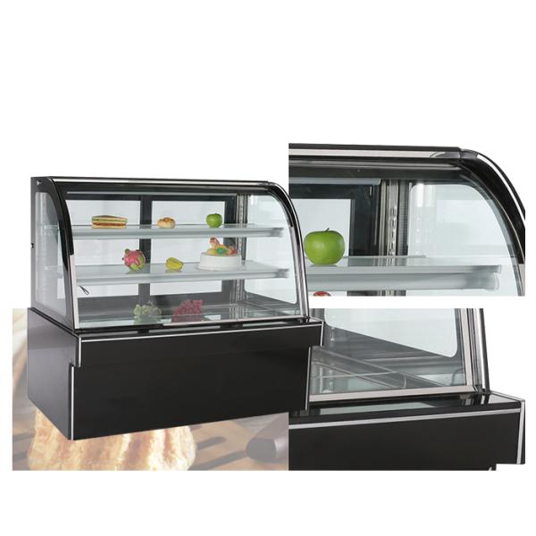 Вентиляторная система охлаждения R134A Refrigerated витринный шкаф печенья с мраморным основанием