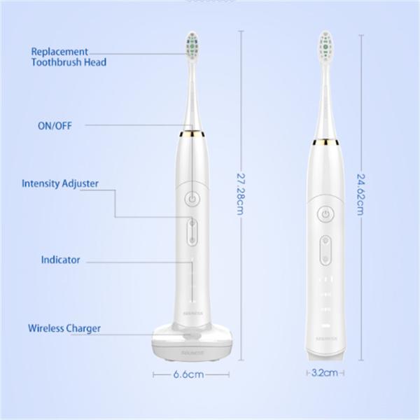 Oral Hygiene Portable Adult Electric Toothbrush 5 Hrs Charge Lasts 30 Days