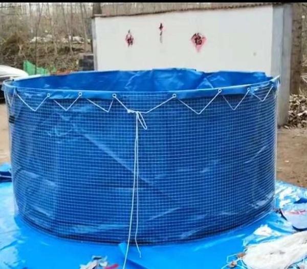 2 mm de malha de aço Tanque de peixe de lona e tanque de peixe de lona