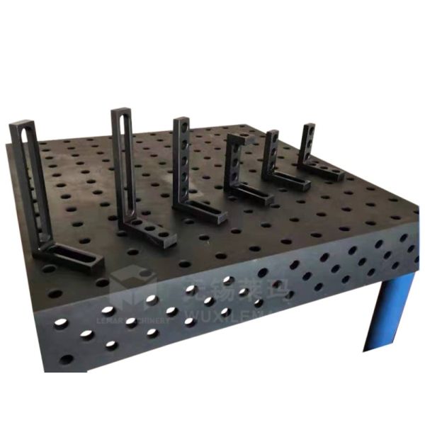 Robust Grid Welding Fixture Table D28 3D Welded Steel Table Industrial Use