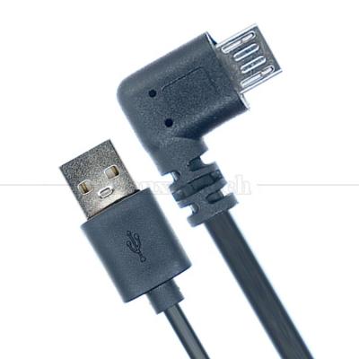 90 Degree Right Angled USB to Micro B Data Charger Cable for  Phone Tablet Digital Camera GPS