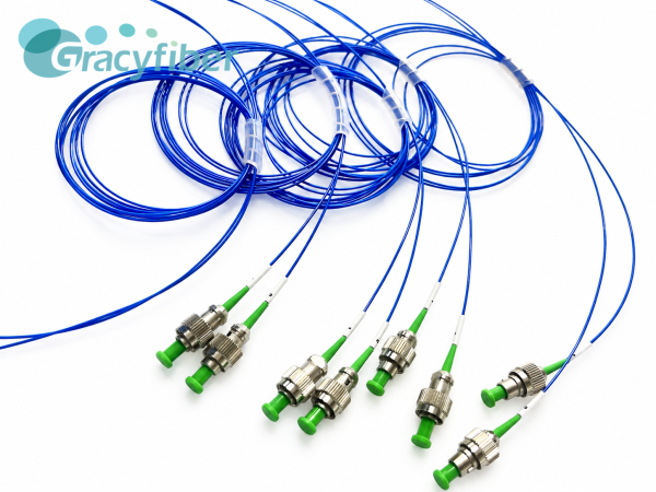 16CH PM Fiber Array | 127μm Pitch, 8° Quartz Block | PM1550 Fiber, Slow Axis to Key | High ER 25dB PMFA | Gracyfiber