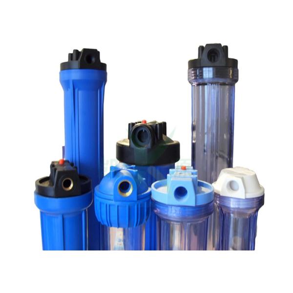 Plastic / PVC / PP Security Water Filter Housing For Water Treatment Purification Machine