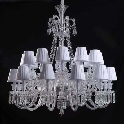 K9 Crystal Candle Chandelier Pendant Light ODM Rustproof Mirror Cutting Effect