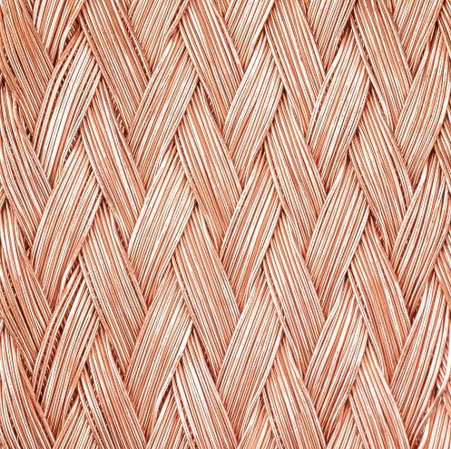 Braid Flexible Copper Grounding Straps For Switchgear Transformer And Generator