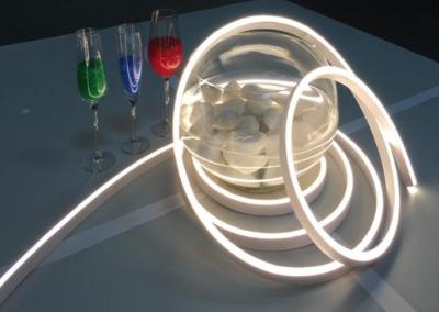 Luz de néon do cabo flexível do diodo emissor de luz de 5050 SMD para a iluminação arquitetónica 5 anos de esperança de vida