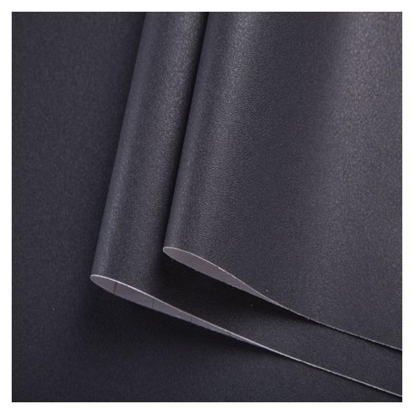 Solid Color Sand Surface PVC 3D Wallpaper for Hotel Interior Decoration Orange 0.18mm-0.21mm Thickness
