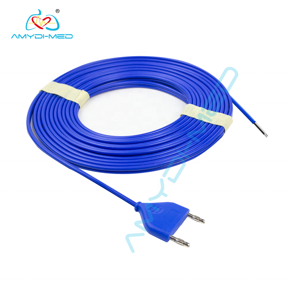 2.5m Length PVC Material CE Certified Electrosurgical Cable for Clinic and ICU Use