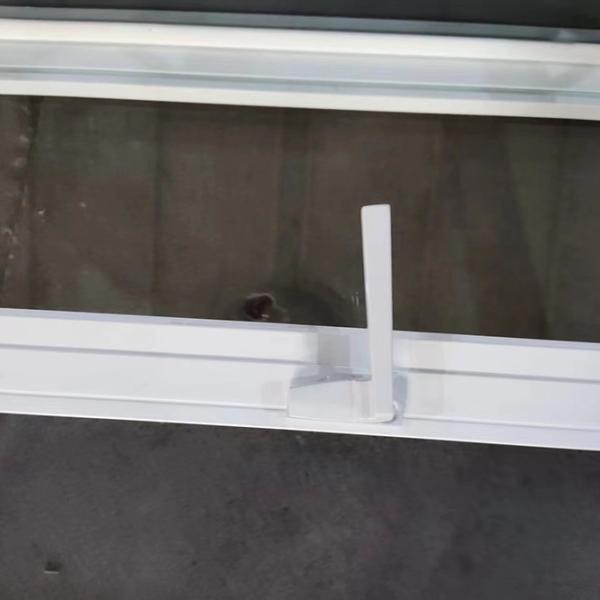 Egress Белый виниловый UPVC Hopper окно ветроустойчивое индивидуальное закаленное стекло