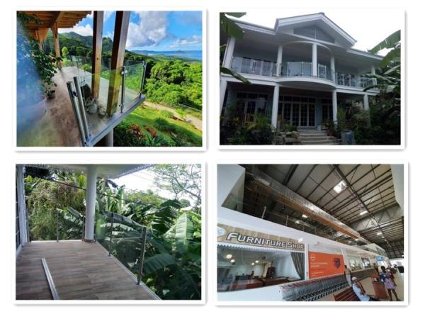 Tempered Toughened Safety Glass Good Thermal Stability For Balustrade Balcony