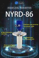 Nuoying Fabricante Pequena Antenna Tamanho Radar de Nível Não-contacto Medidor de Nível sem fio Transmissor para líquido e sólido