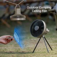 ABS extérieur Mini Tripod Fan portatif léger rechargeable de fan de camping de la batterie 10000mAh