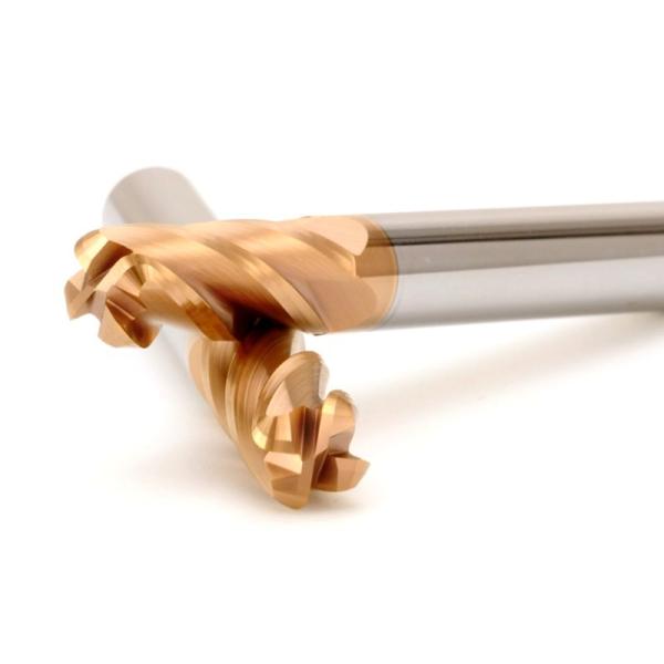 D4 D20 Carbide End Mill , HRC58 Solid 4 Flute Milling Cutter For CNC Machining