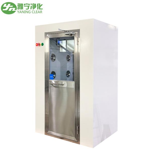 Stainless Steel Clean Room Air Shower Box With 2.2KW Power and 24 Nozzles Interlocked System Design