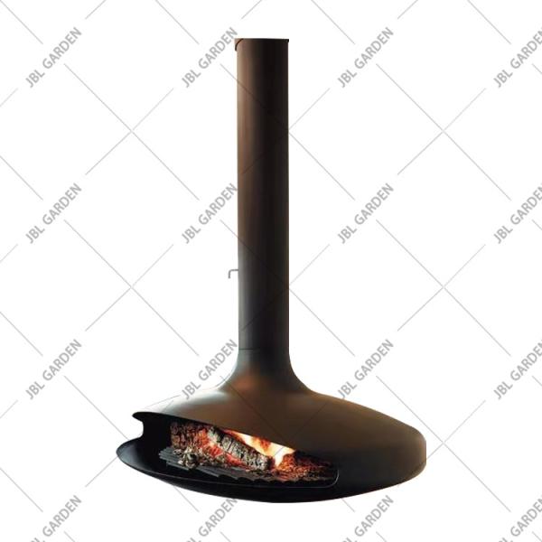 Hanging Fire Place 800mm Indoor Wood Burning Stove Decorative Suspension Fireplace wear resisting