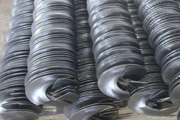 Mild Steel Screw Conveyor Flight Continuous Shaftless Spiral Blades