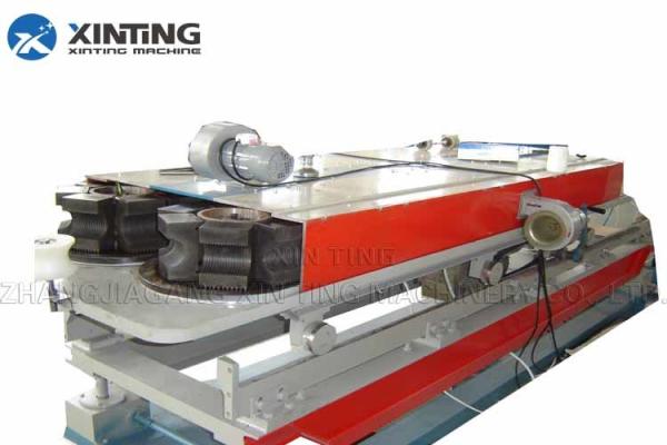 PE Single Wall Corrugated Pipe Production Line Water / Air Cooling High Intensity