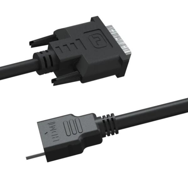 DVI to HDMI Adapter DVI D 18+1 Male to HDMI Female Cable Connector Converter for Projector Wire Computer Laptop Desktop