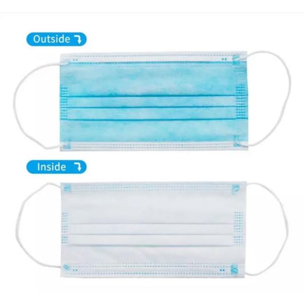 Disposable Earloop Face Mask Protective Doctor Mouth Mask Non Allergenic
