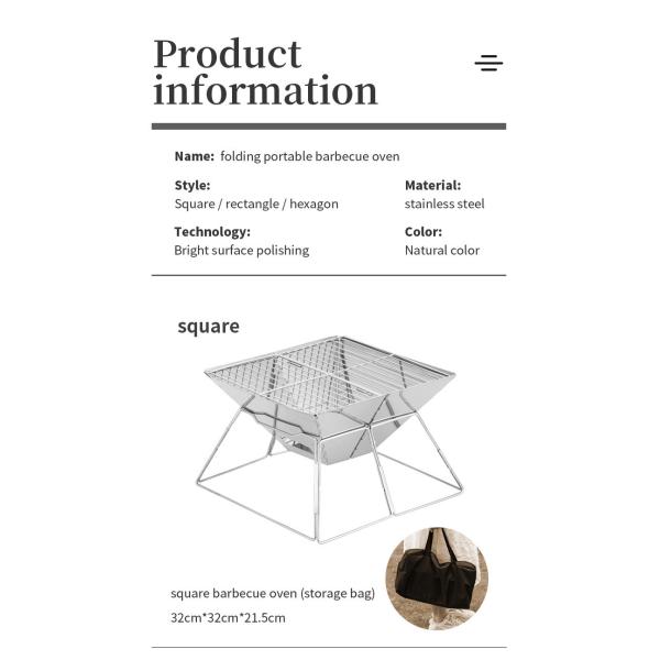 Hexagonal Charcoal Barrel BBQ Grill With Overheating Protection And Customized Request