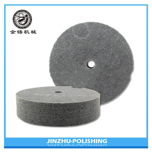 Roue de polissage de broyeur en nylon non tissé diamètre intérieur rond / hexagonal