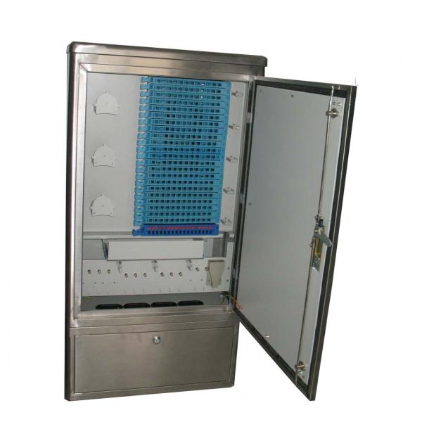 Cabinet optique matériel de Croix-Connexion de fibre d'acier inoxydable, utilisé pour FTTX extérieur