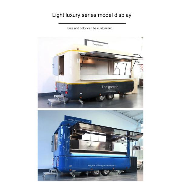 Hot Dog Ice Cream and Fast Food Custom Electric Food Truck with Cooking Equipment