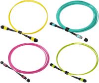 cable LSZH de 8F 12F 24F SM OM4 OM5 MPO MTP para 40G 100G 400G