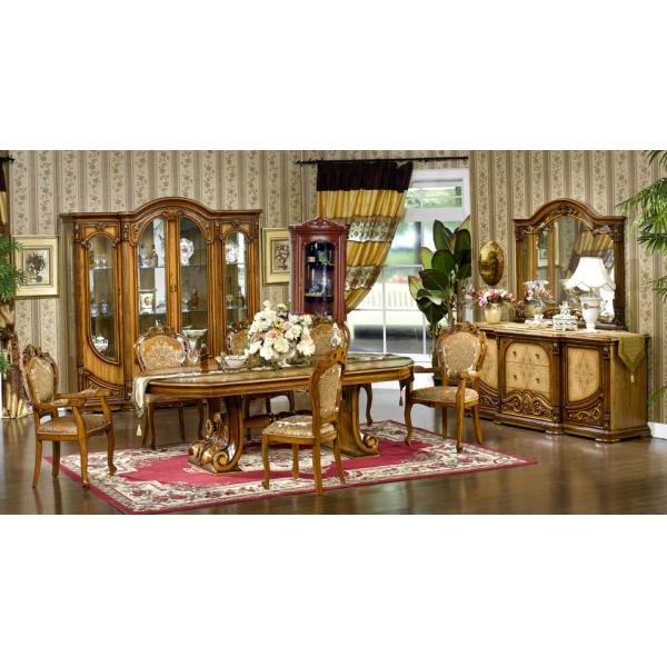Custom Made Hand Carved Luxury Modern Dining Room Sets 1200mm 1300mm 1500mm