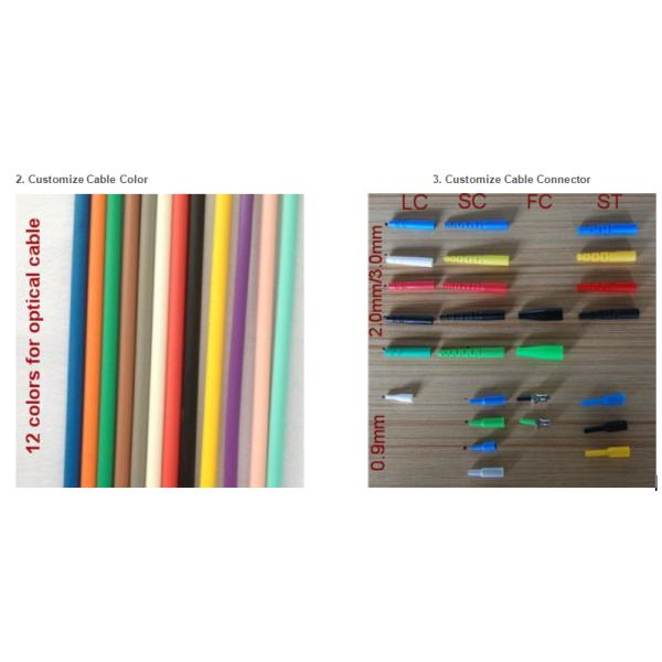 LSZH Cable Fiber Optic Jumper ST To LC With Special Flame Retardant Coating