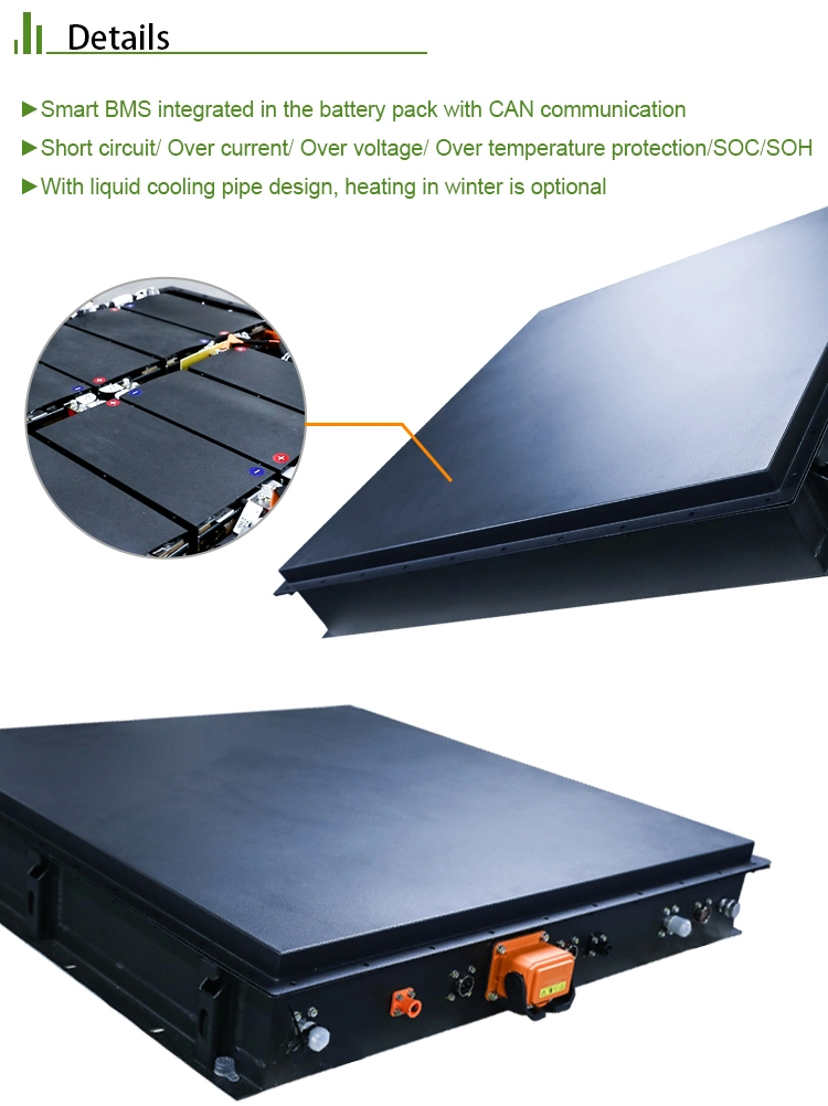 Блок батарей лития команды 400v 50ah 100ah NMC Китая профессиональный для автобуса электротранспорта с умным BMS