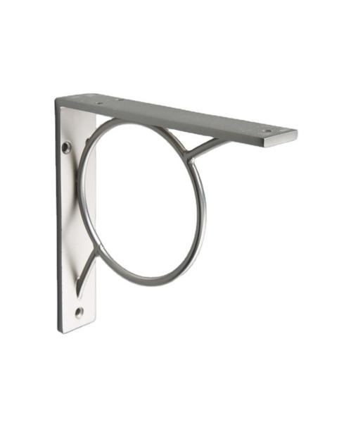 Nonstandard Steel Nature Color Wall Mount Floating Angle Shelf Brackets for Home Decor