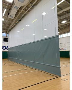 Hot Selling PVC Mesh Panels Roll-up Gym Divider Curtain with 7.5m per Minute Lifting Speed and Customizable Color