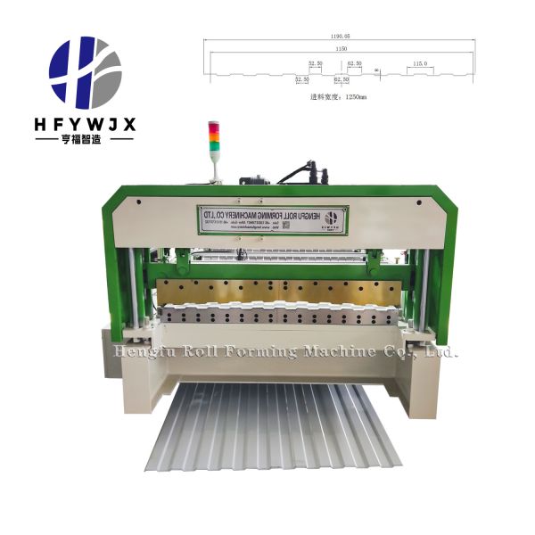High Precision C8 Corrugating Machine with PLC Control System for 0.3-0.8mm Thickness Roofing Sheets