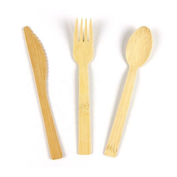 Customize Logo Wooden Cutlery Set Ideal for Commercial Buyers and Catering Services