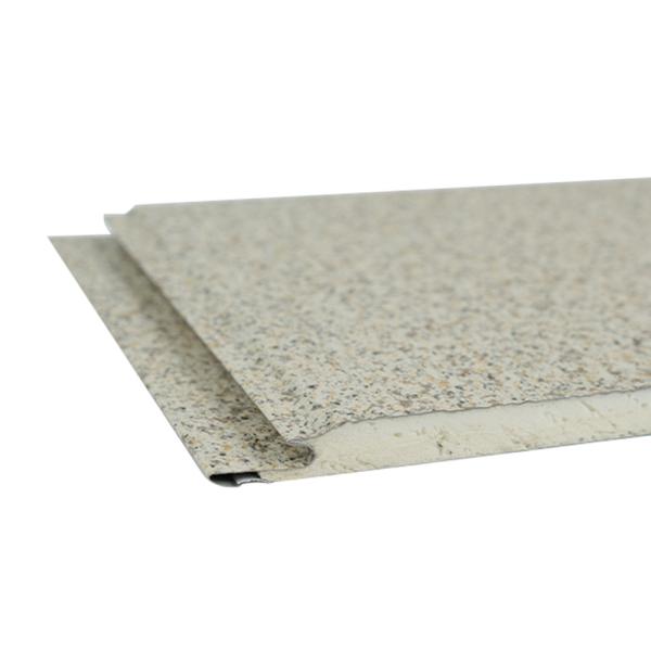 Spanish Brick Pattern Pu Sandwich Panels Outdoor Metal Siding Decorative 370mm