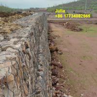 Jaulas de muro de gaviones hexagonales - Acero galvanizado en caliente para protección de riberas