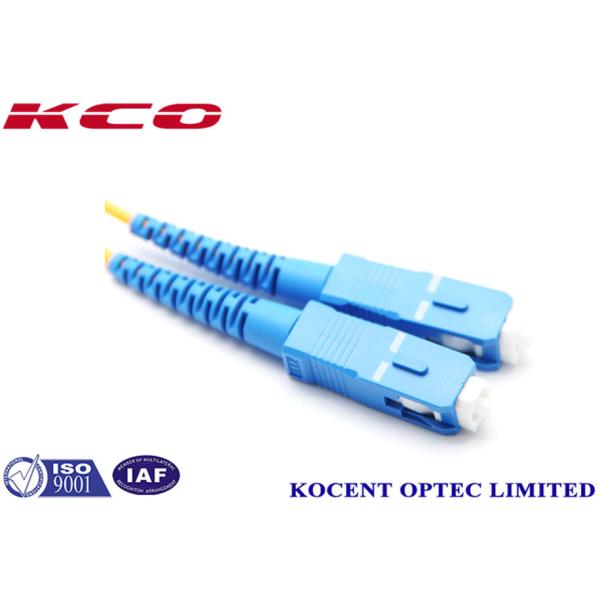 SM 9/125 Fiber Optic Patch Cord with 2.0mm Diameter and 2.0m Length for High-Speed Data Transmission