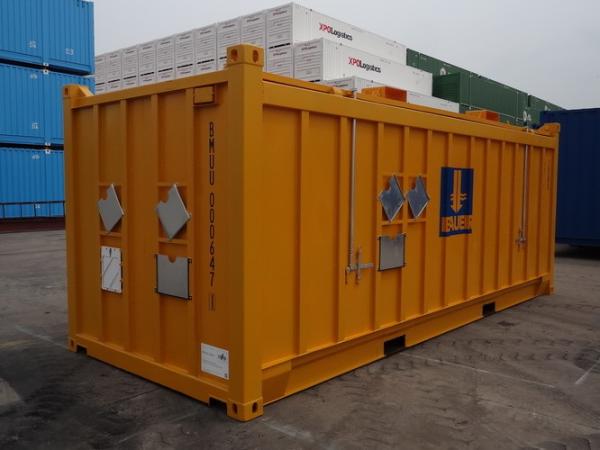 20 Foot Metal Shipping Containers , Storage Container With Side Doors Industrial